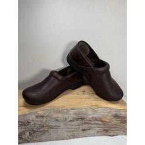 Dansko XP 2.0 Mens 47 Dark Brown Leather Professional Slip Resistant Clogs